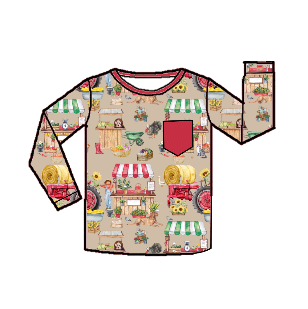 Crewneck Pocket Tee - All Farm Collections