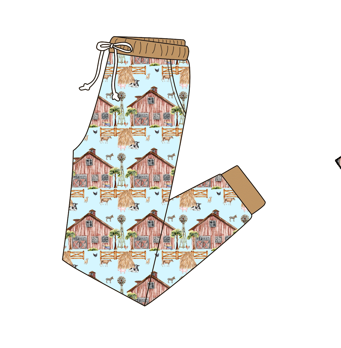 Adult Bamboo Joggers - Farm Frenzy Collections