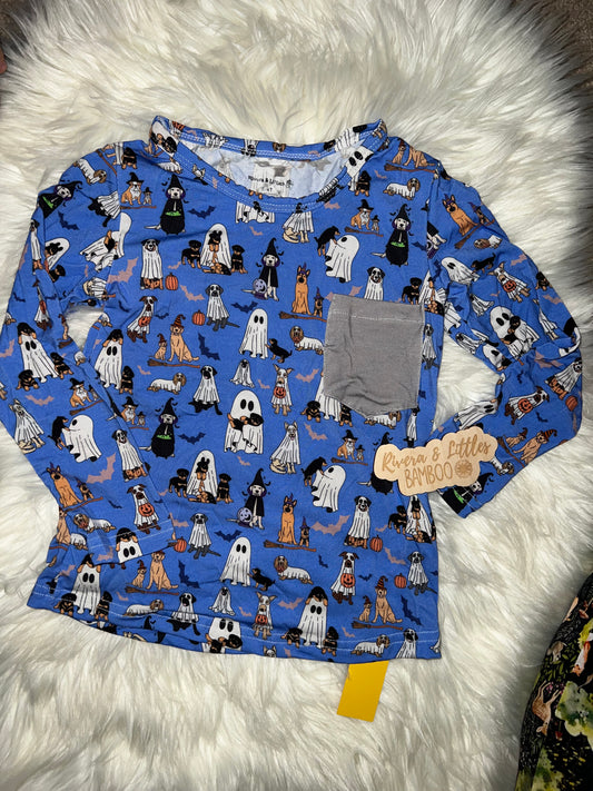 Woofs & Witches Pocket Shirt