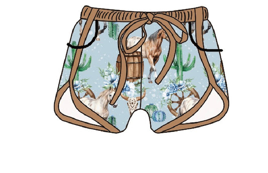 Adult Bamboo Shorts - Farm Frenzy Collections 04.03