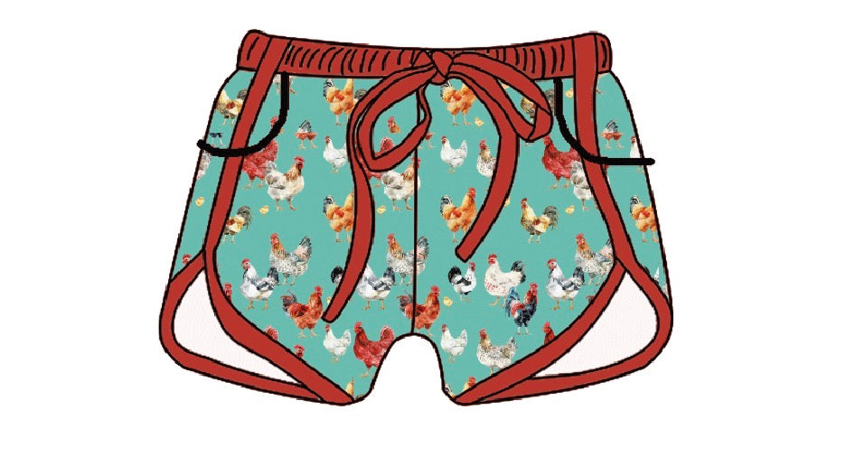 Adult Bamboo Shorts - Farm Frenzy Collections 04.03