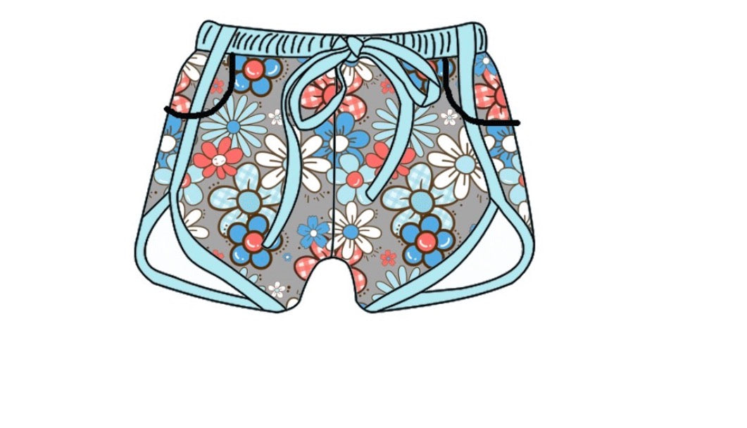 Adult Bamboo Shorts - 4th Of July Collections