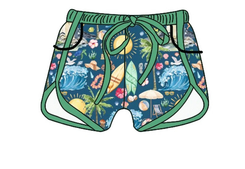 Adult Bamboo Shorts - Surf & Sun Collections