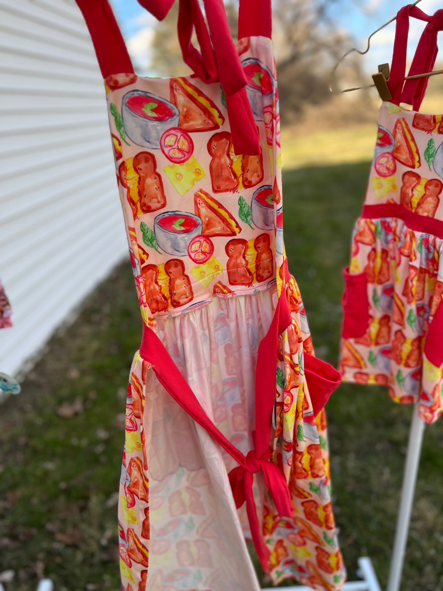 Home Grown Vegetable Collection Aprons - Adult & Mini Matching Options♥️