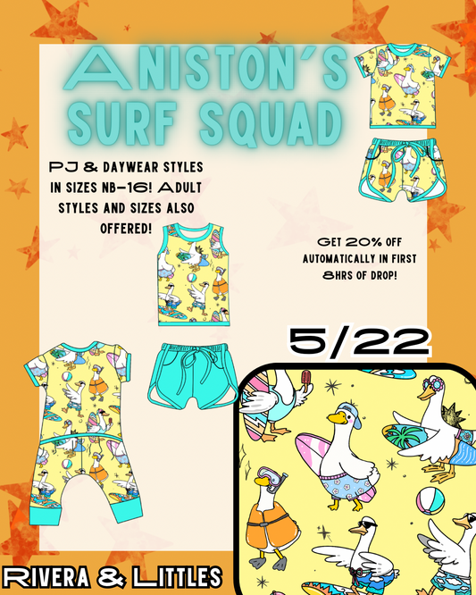 Aniston’s Surf Squad Collection